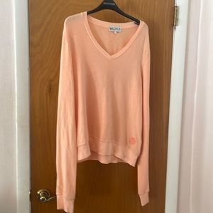 Wild fox soft cozy peach sweatshirt size Large